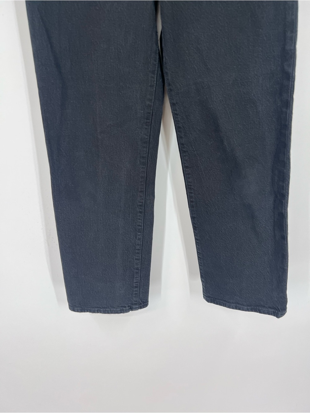 Levi’s Ribcage Straight Jeans Button Fly High Rise Black - Picture 4 of 8